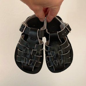 Sun San Salt Water Sandals Black Sailor Toddler 5